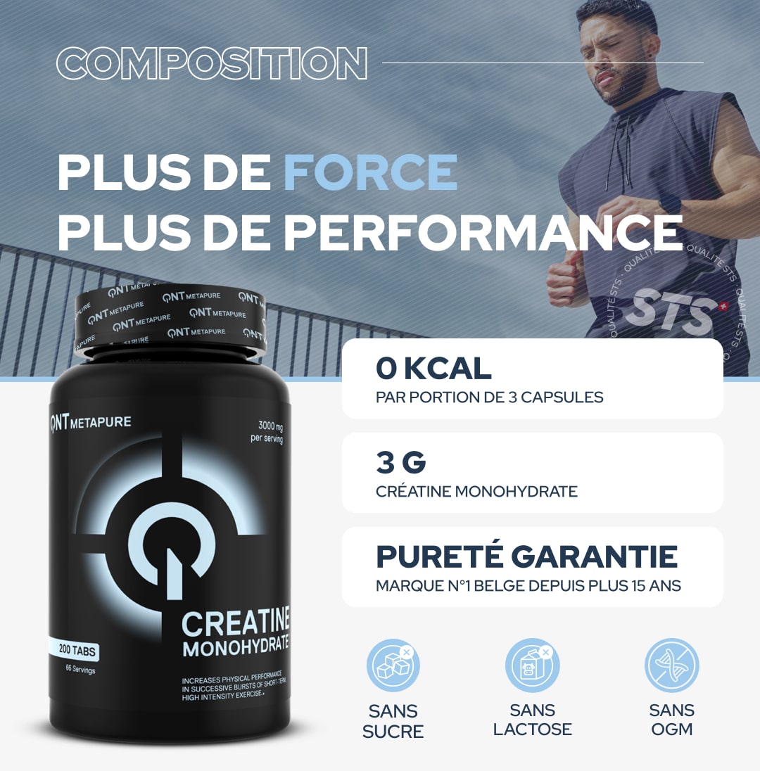 Creatina monoidrato 1.000 mg