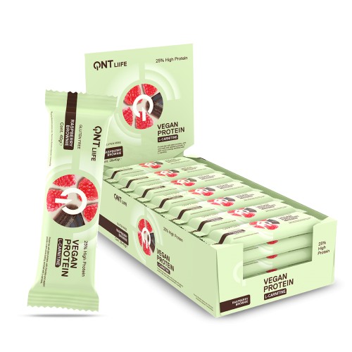 QNT VEGAN PROTEIN BARS 25% + L carnitine