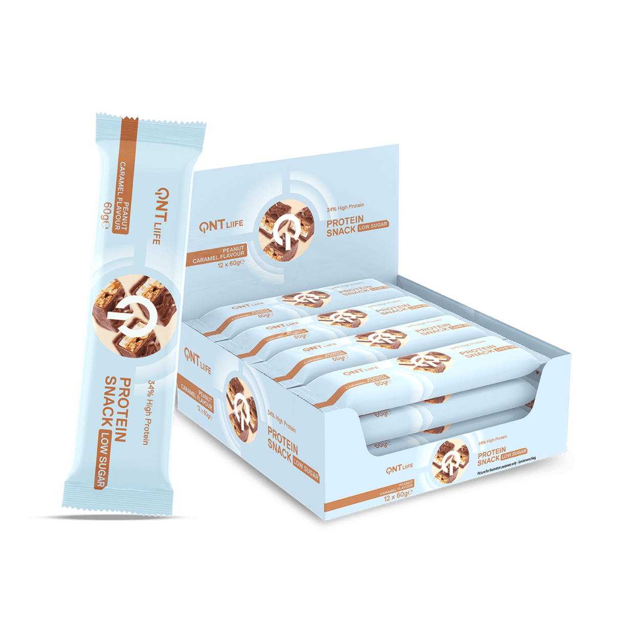 34% Barretta snack ad alto contenuto proteico